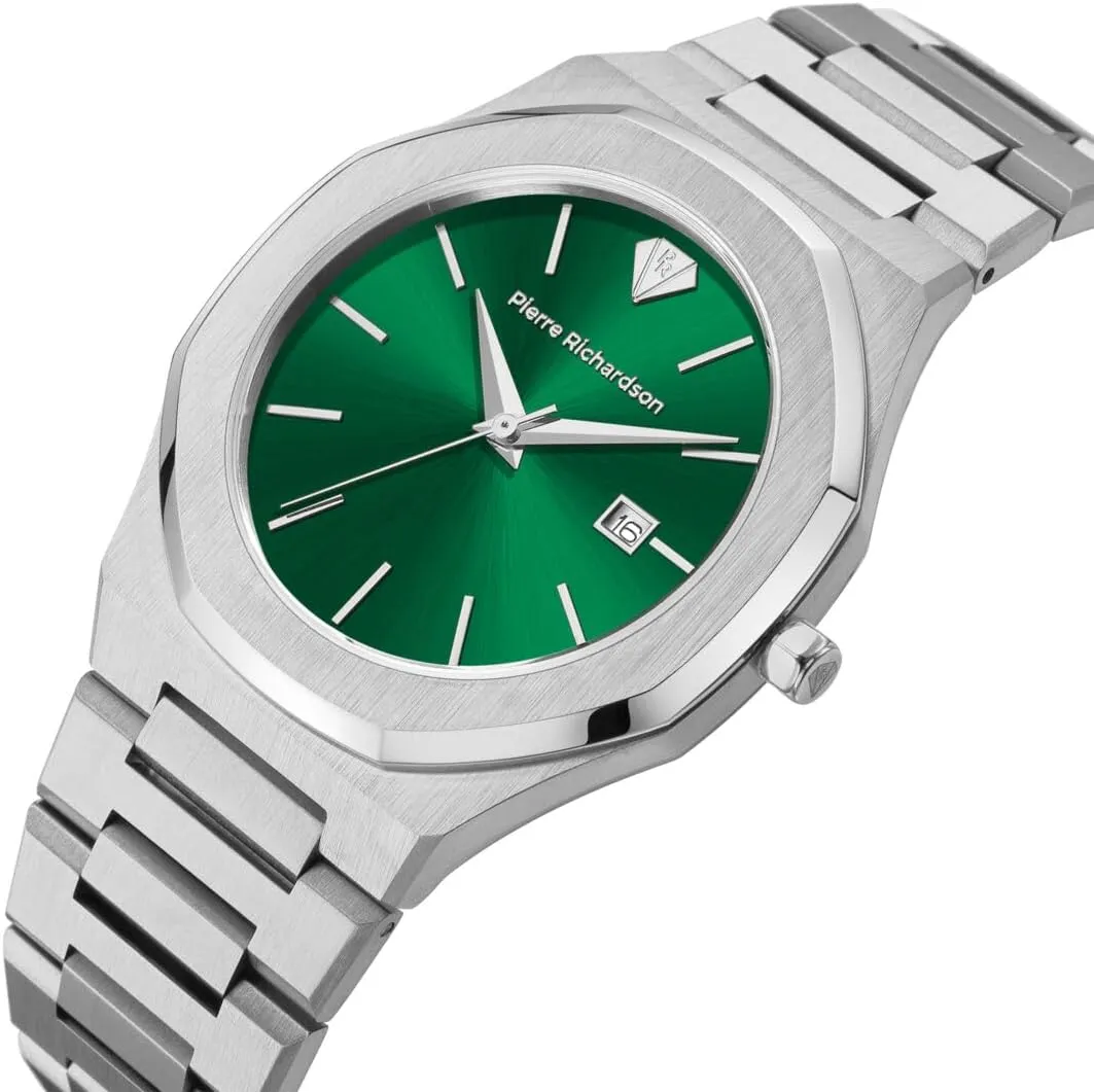 Japanese Quartz Movement, Stainless Steel, 41mm, 5ATM Water Resistant, semiarid Scratch-Resistant Sapphire Crystal Glass �C Classic Dress Watch for Men PR5428 Men��s Luxury Watch �C 