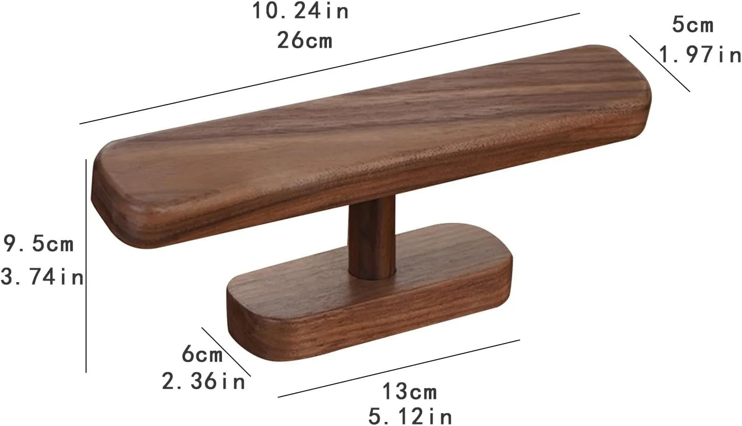 Jewelry Storage Organizer for Store Home Shopping Mall Wood Watch Holder Watch Stand for proterozoic skeletally skirt Men Women Modern Watch Display Stand 