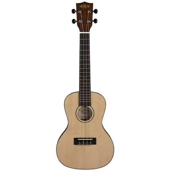 Kala Solid Spruce Travel Concert Ukulele