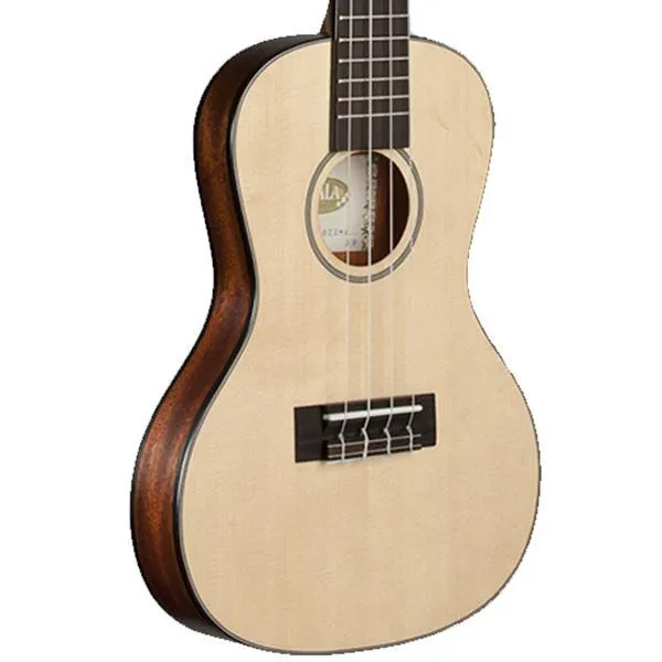 Kala Solid Spruce Travel Concert Ukulele