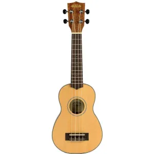 Kala Solid Spruce Travel Soprano Ukulele