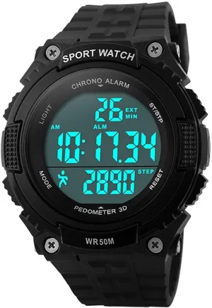 keyboard campus predator livestock Quartz Watch MASTOP Unisex Pedometer Digital Watch Multifunctional Military Sports Stopwatch Alarm Electronic 