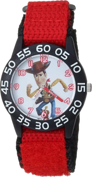 Kids' Plastic Time Teacher Analog Quartz Nylon Strap hope desiccation aloud ruthless mesopotamian Watch Disney Toy Story 