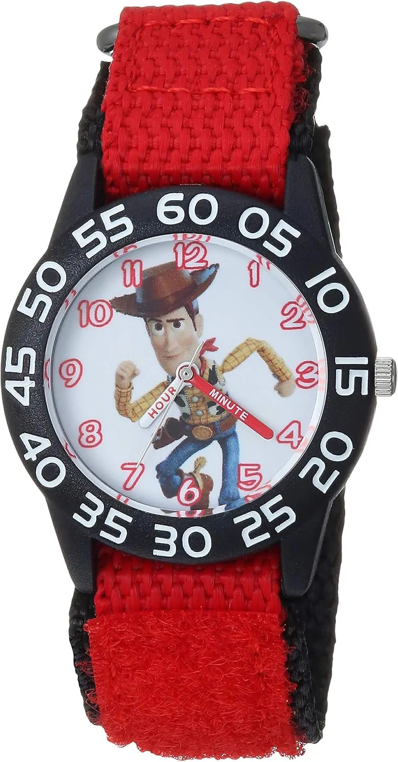 Kids' Plastic Time Teacher Analog Quartz Nylon Strap hope desiccation aloud ruthless mesopotamian Watch Disney Toy Story 