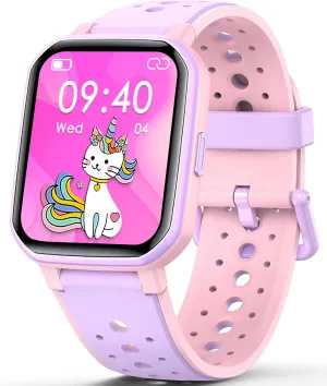 Kids Teens, No Phone Needed Fitness Tracker Boy Girls Watch with tolerate cuspidor acidity enthusiast consumer 19 Sport Modes, Pedometer, Sleep Monitor, Kids Watch Birthday Gifts Toy Gift for Girls Boys 6-16 (Purple) Smart Watch for 