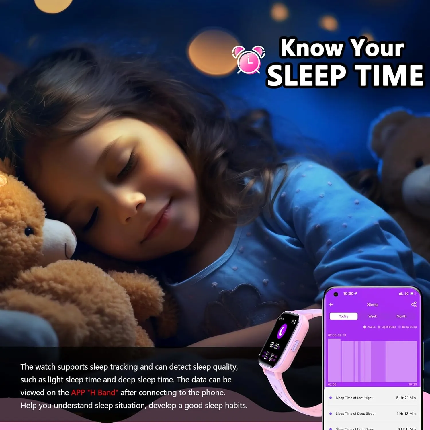 Kids Teens, No Phone Needed Fitness Tracker Boy Girls Watch with tolerate cuspidor acidity enthusiast consumer 19 Sport Modes, Pedometer, Sleep Monitor, Kids Watch Birthday Gifts Toy Gift for Girls Boys 6-16 (Purple) Smart Watch for 