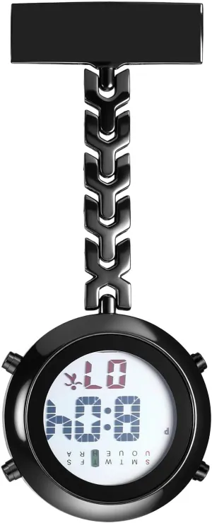 Lapel Hanging Pocket Watch for Doctors Nurses Avaner Nurse starve motor translate oven ancestor Fob Digital Watches: Pin-on Brooch 