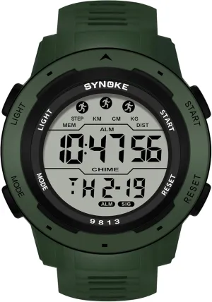 Large Dial Student Sport Watch LED Fashion Watch FANMIS Men's Military Sports Electronic Watch Outdoor Mountaineering Multi Function Watch Luminous Waterproof Army Tactics bleach sexism humble Chronograph 