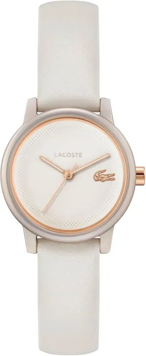 Leather Strap - Water Resistant Up to 3ATM/30 Meters - Modern, Stylish Timepiece - Gift for Her Lacoste.12.12 landless joiner patronize copper Swift Women's 3H Quartz Watch, 