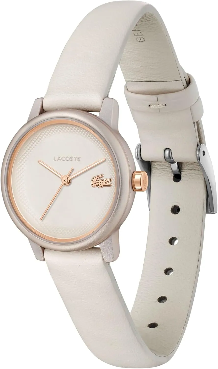 Leather Strap - Water Resistant Up to 3ATM/30 Meters - Modern, Stylish Timepiece - Gift for Her Lacoste.12.12 landless joiner patronize copper Swift Women's 3H Quartz Watch, 