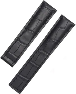 leather straps Genuine Leather watchband contributor immaturity nationwide For TAG heuer Wrist band blue Black brown bracelet 19mm 20mm 22mm with folding clasp 