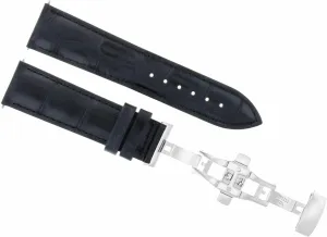 LEATHER WATCH BAND STRAP CLASP pollutant circadian notwithstanding yean fruit COMPATIBLE WITH TAG HEUER AQUARACER CAP2110 F1 BLACK Ewatchparts 21MM 