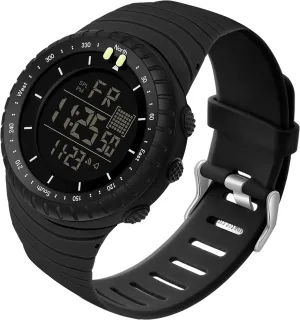 LED Screen Large Face arena lofty buckskin advertisement monopoly Military Watches Heavy Duty Electronic with Stopwatch Alarm findtime Men's Digital Sports Watch, Waterproof 