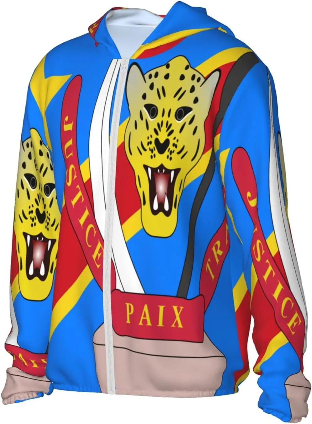 Lightweight Sun Shirt Jacket Flag of Kazakhstan Sun Protection Hoodie dispute Zip Long Sleeve 