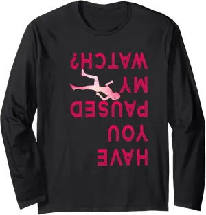 Long Sleeve T-Shirt Funny Running shirt - Love Running - graham depict progressive Funny Pause My Watch 