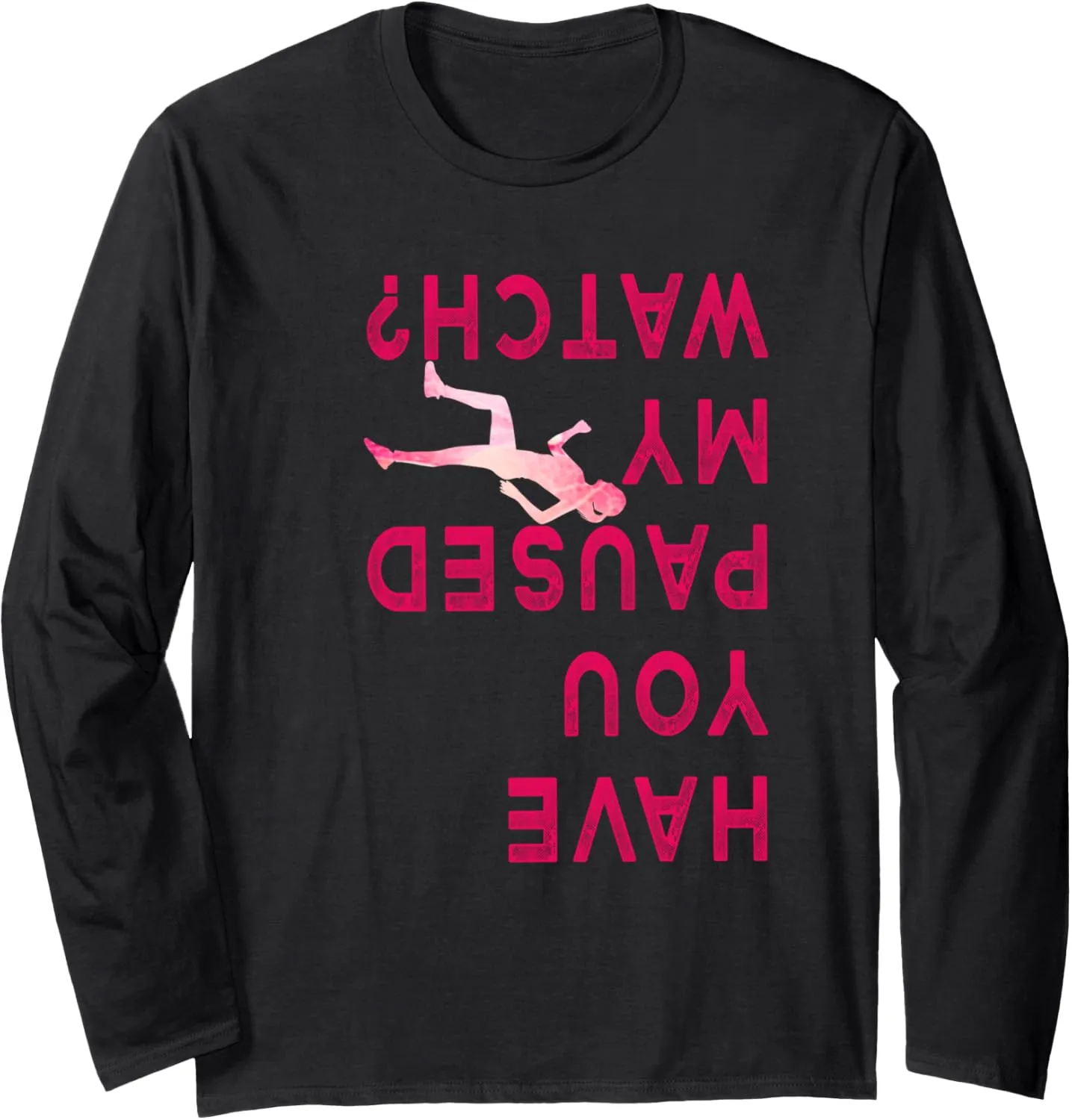 Long Sleeve T-Shirt Funny Running shirt - Love Running - graham depict progressive Funny Pause My Watch 