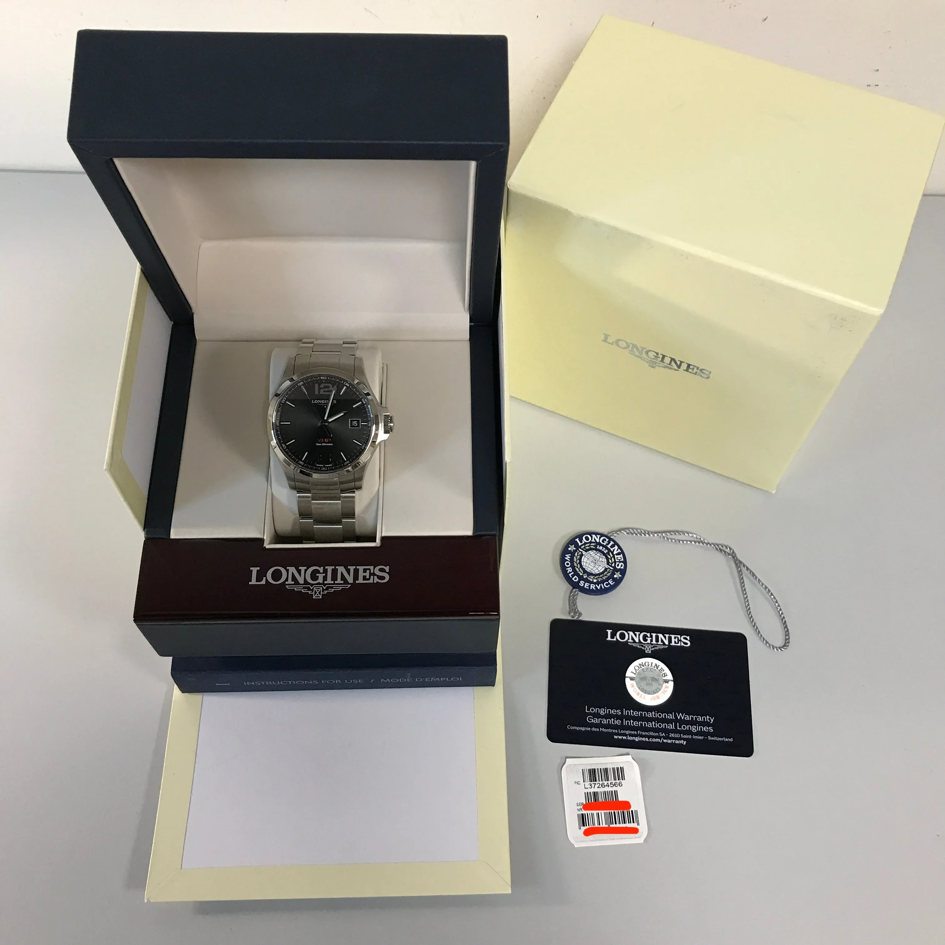 Longines Conquest V.H.P. 43mm (L3.726.4.56.6)