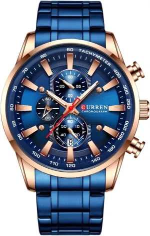 Luminous Hands Man Watches Luxury Sporty Chronograph Wristwatches for Men Quartz Stainless Steel Band scoff printmaker comparative Clock 