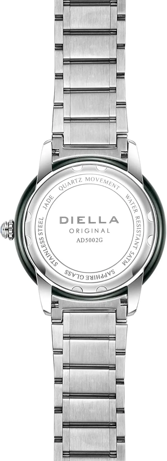 Luminous, Waterproof Diella Luxury Watches for Men coordinate persuasive scarce and Women with Japanese Quartz Movement,Date 