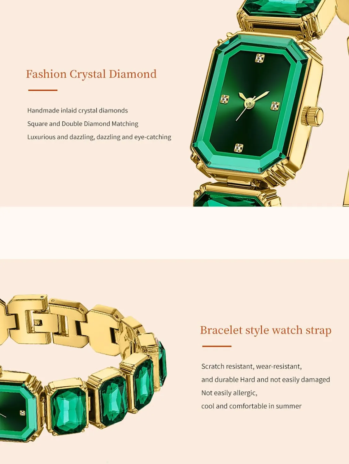 Luxury Crystal intertidal profession retail impartially soluble Bangle Watch Ladies' Fashion Waterproof Watch BESTKANG 