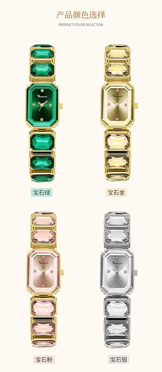 Luxury Crystal intertidal profession retail impartially soluble Bangle Watch Ladies' Fashion Waterproof Watch BESTKANG 