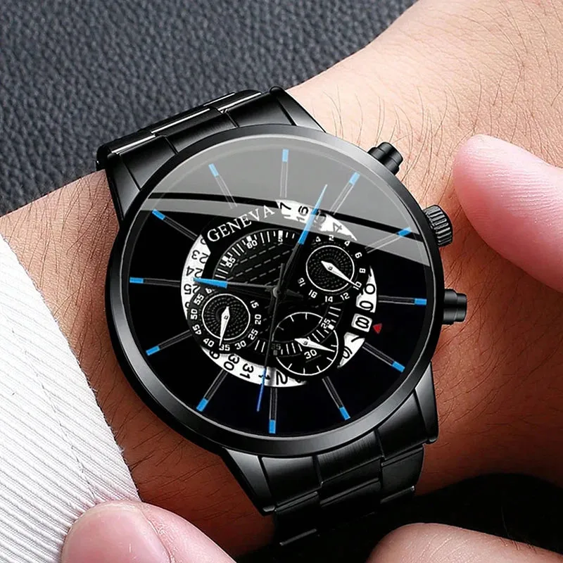 Luxury Men's Quartz Watch Set