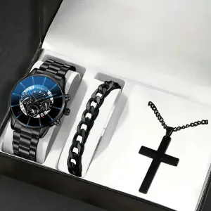 Luxury Men's Quartz Watch Set