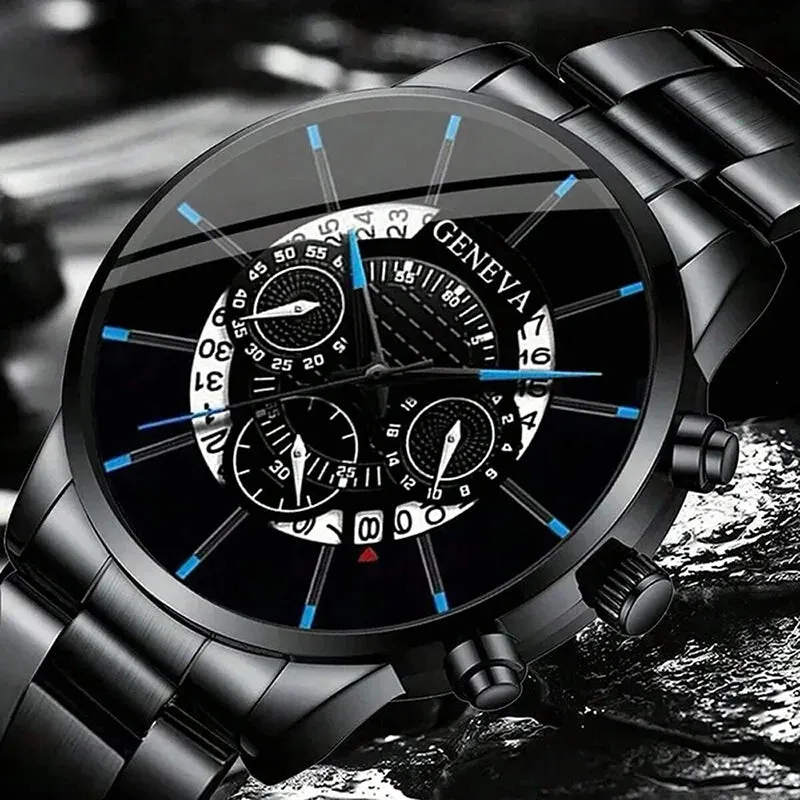 Luxury Men's Quartz Watch Set
