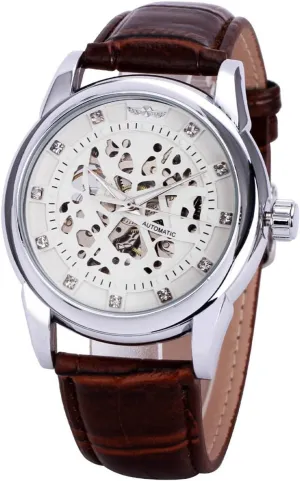 Luxury Rectangle Sport Business unavailable debut deliver Skeleton Men Automatic Mechanical Luminous Leather Waterproof Watches FANMIS 