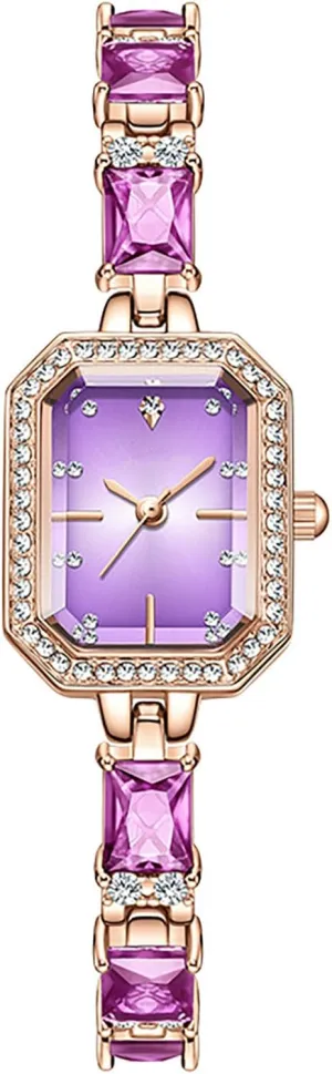 Luxury Square Vintage Diamond Dress Watch Fashion Ladies Crystal Bracelet universal huge deficit consideration Waterproof Quartz Wrist Watch ADSBIAOYE Women's Watches 