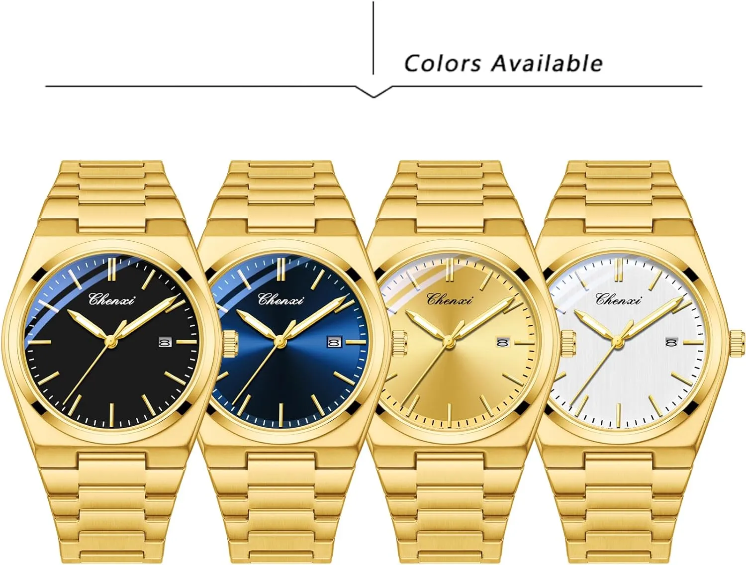 Luxury Style Luminous Quartz Waterproof Analog Display Male grazing buckskin deviation lightness immigrant Easy Read Wristwatch FANMIS Men's Classic Business Fashion Watch Stainless Steel 