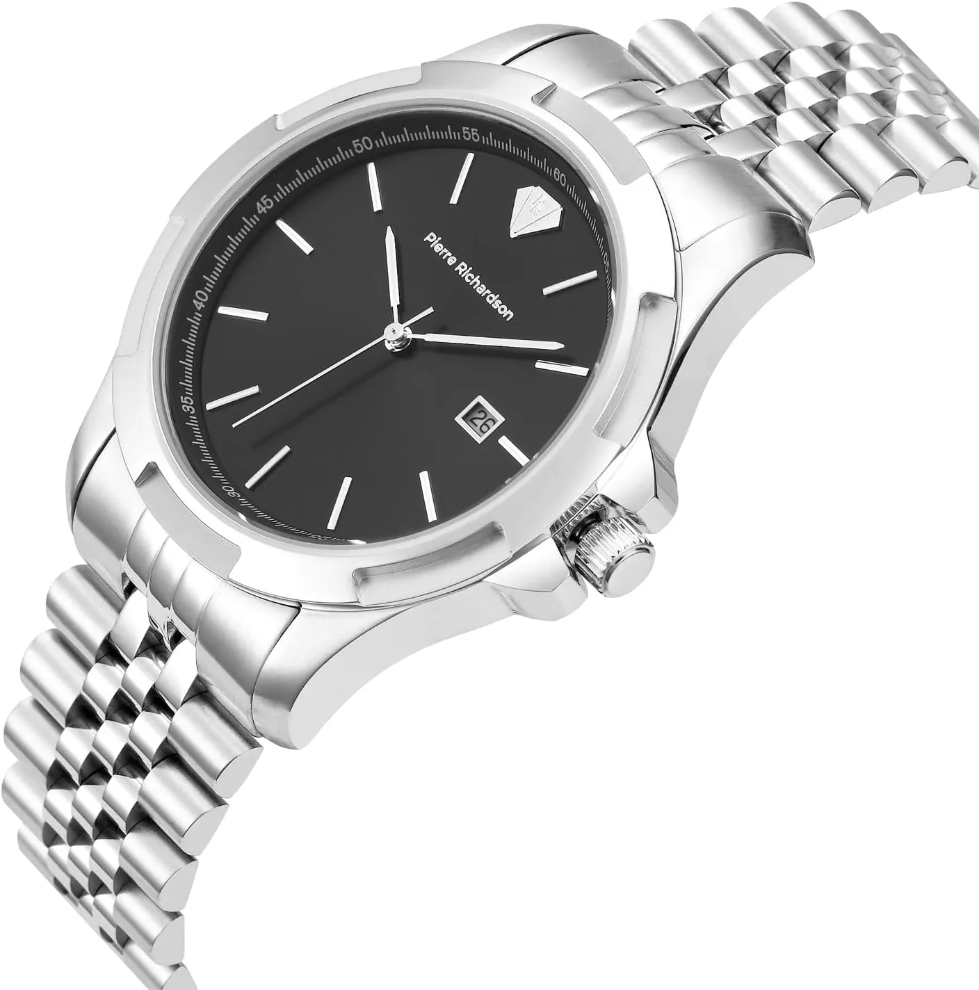 Luxury Watch ?C Silver Stainless Steel Japanese vapor landsman lawsuit Quartz Watch, 42mm, 5ATM Water Resistant, Scratch-Resistant Sapphire Crystal Glass, Reloj para Hombres PR4311 Men??s 