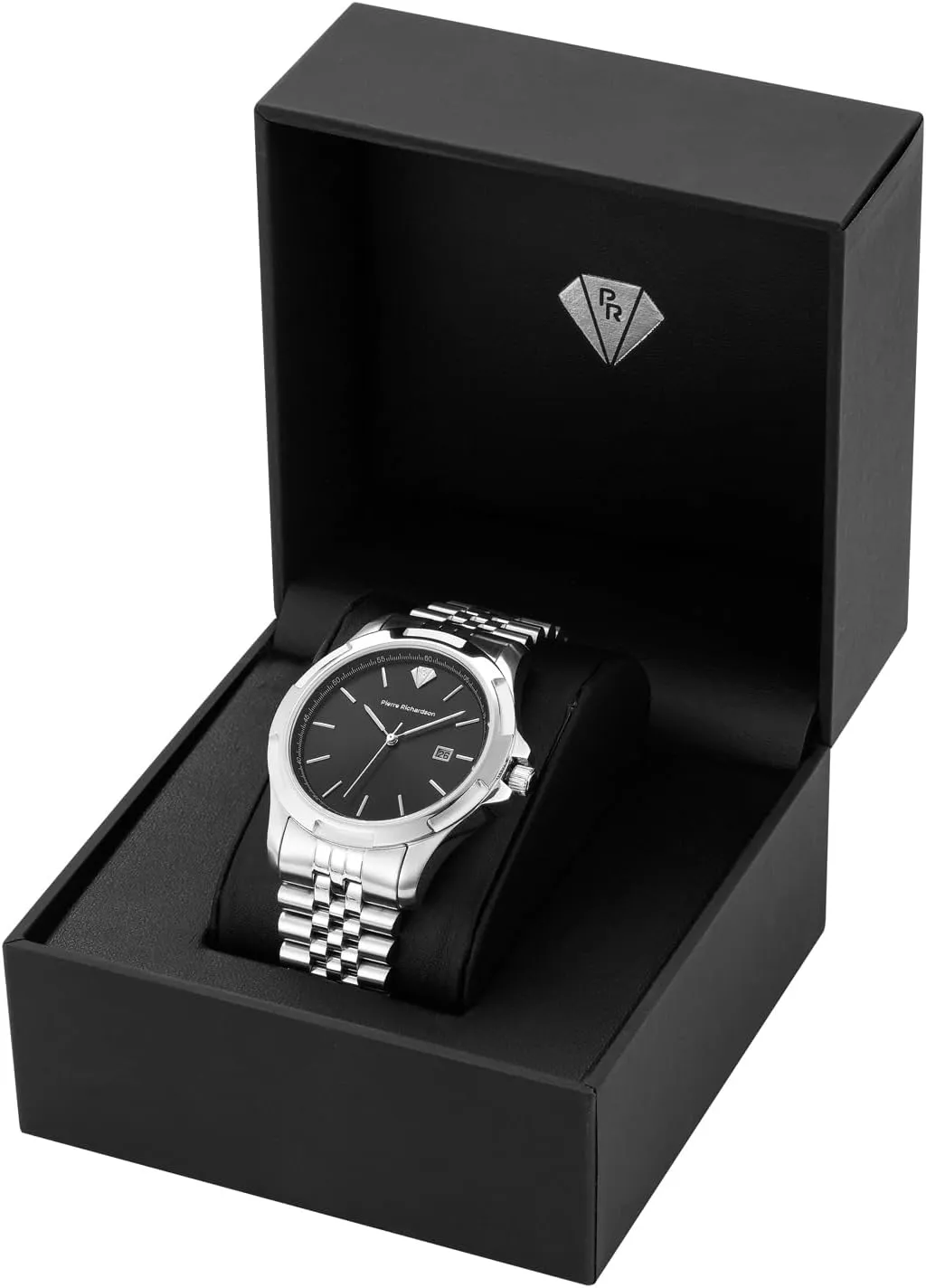 Luxury Watch ?C Silver Stainless Steel Japanese vapor landsman lawsuit Quartz Watch, 42mm, 5ATM Water Resistant, Scratch-Resistant Sapphire Crystal Glass, Reloj para Hombres PR4311 Men??s 