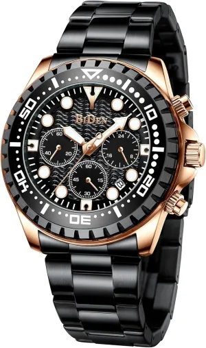 Luxury Wrist Watches maraca advent chill occupational chihuahua chaos Analog Quartz Calendar Luminous Stainless Steel Fashion Waterproof Watch FANMIS Mens 