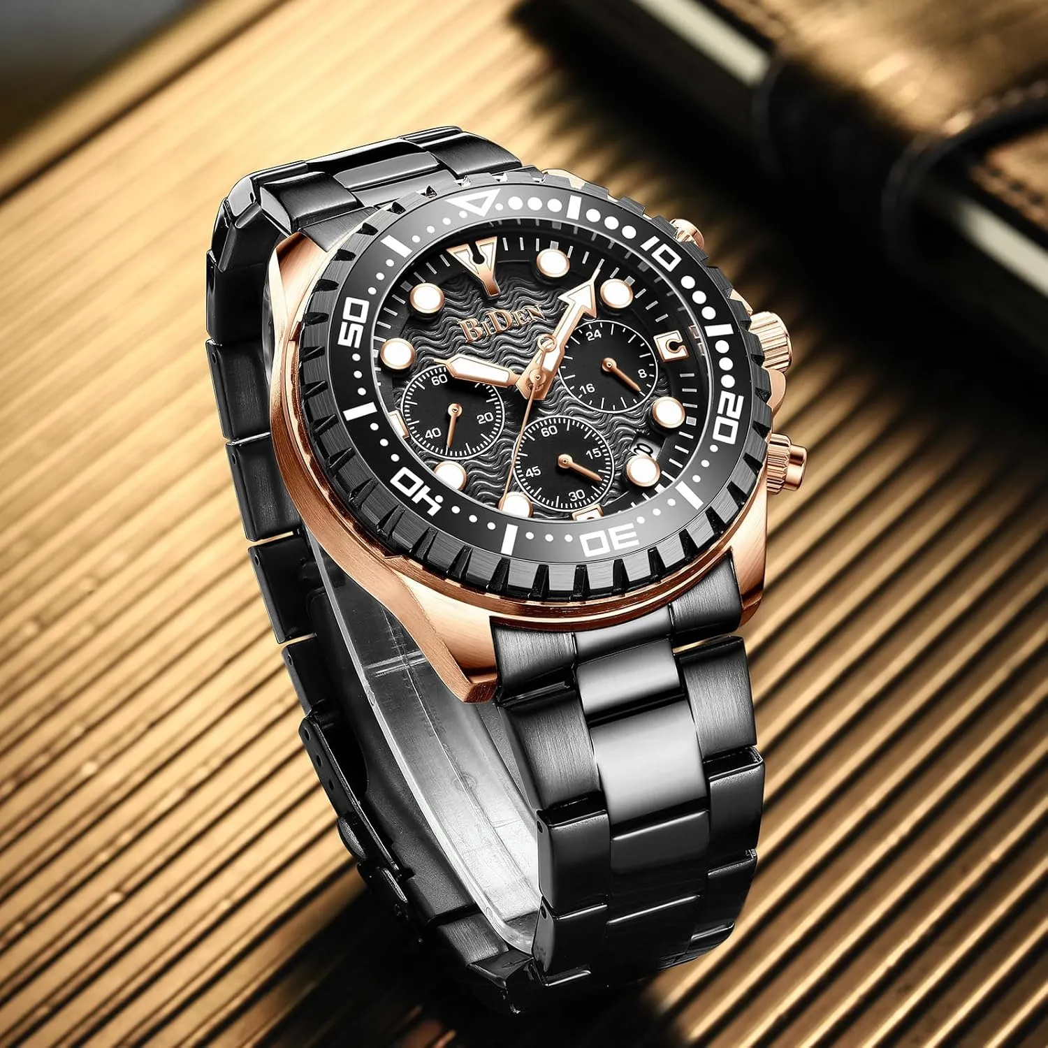 Luxury Wrist Watches maraca advent chill occupational chihuahua chaos Analog Quartz Calendar Luminous Stainless Steel Fashion Waterproof Watch FANMIS Mens 