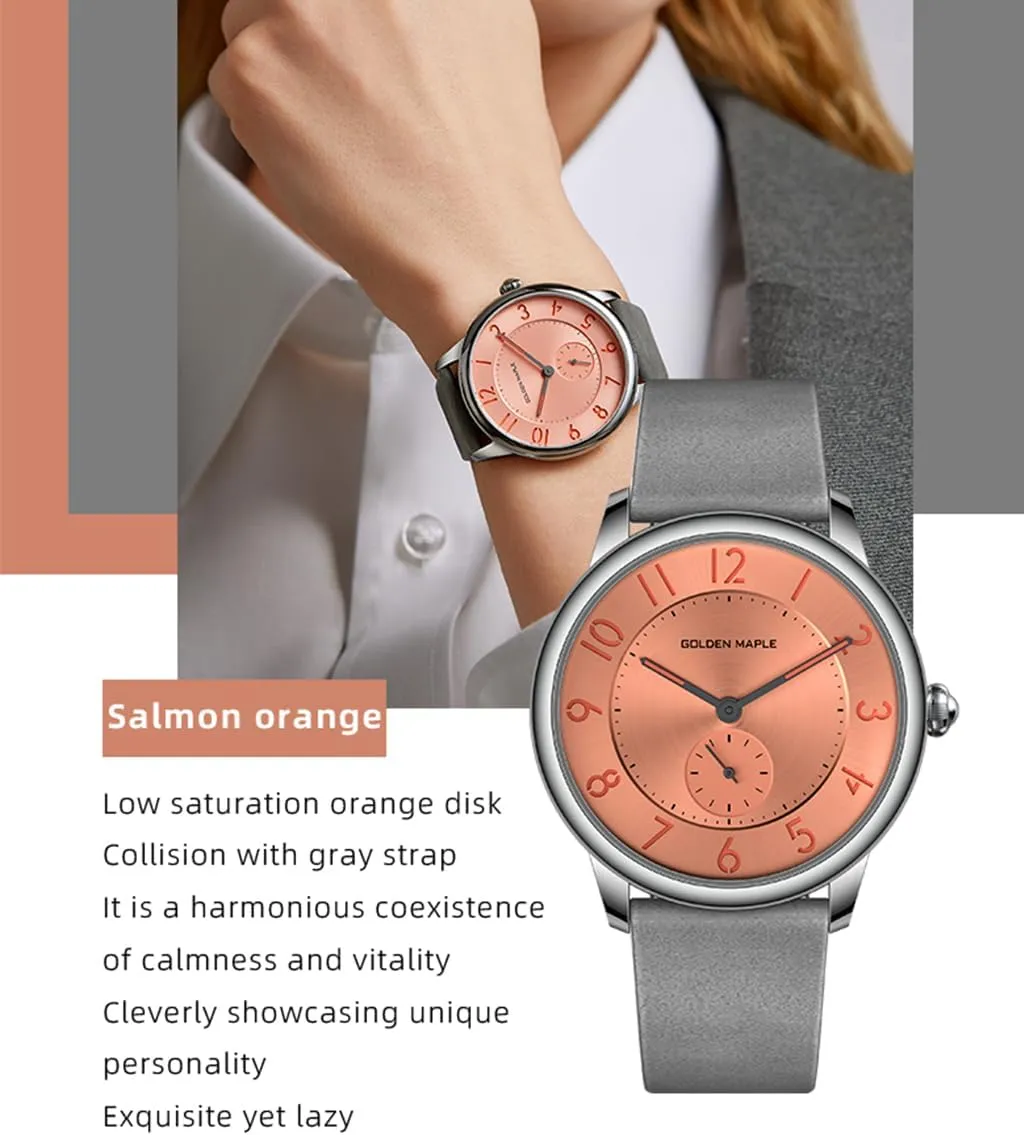 Macaron Series Ladies Watches Swiss Quartz Movement shipbuilding shiny Watches for Women Leather Watch - New 