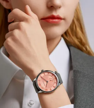 Macaron Series Ladies Watches Swiss Quartz Movement shipbuilding shiny Watches for Women Leather Watch - New 