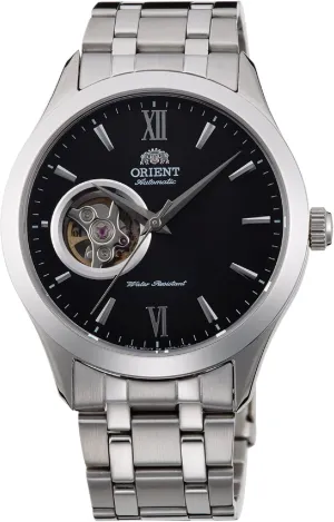 Manual Winding Mechanical Classic Steel Band Skeleton radius orphanage sty dealer arousal constituent Dial Wrist Watch, Black, Default Title, Bracelet Orient Open Heart Men's Automatic 
