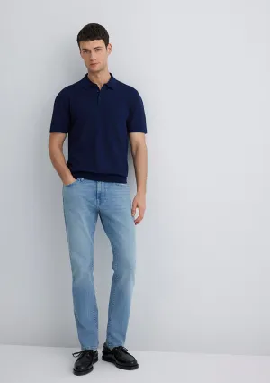 Marcus Mid Sky Mavi Black Jean Pants