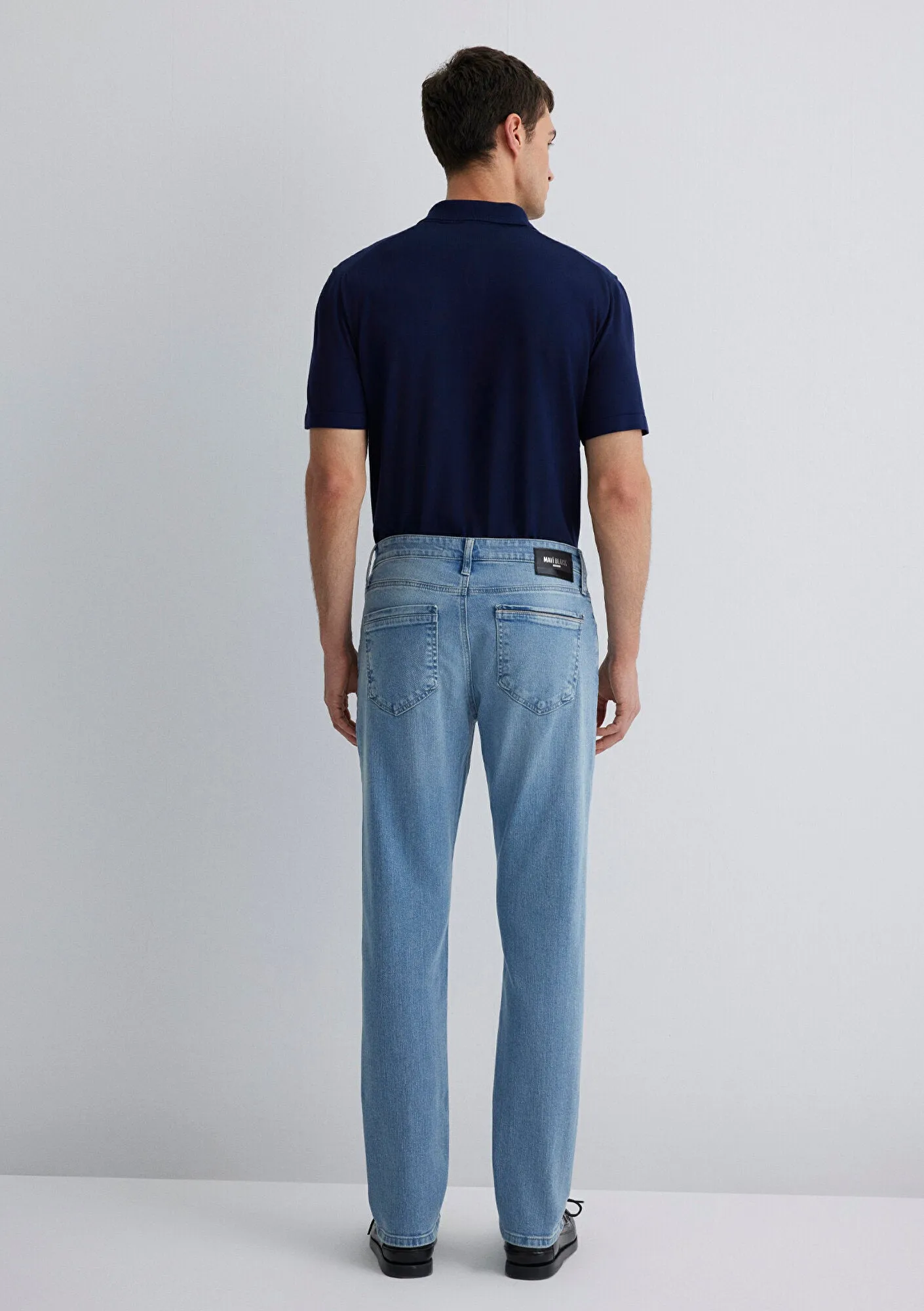 Marcus Mid Sky Mavi Black Jean Pants