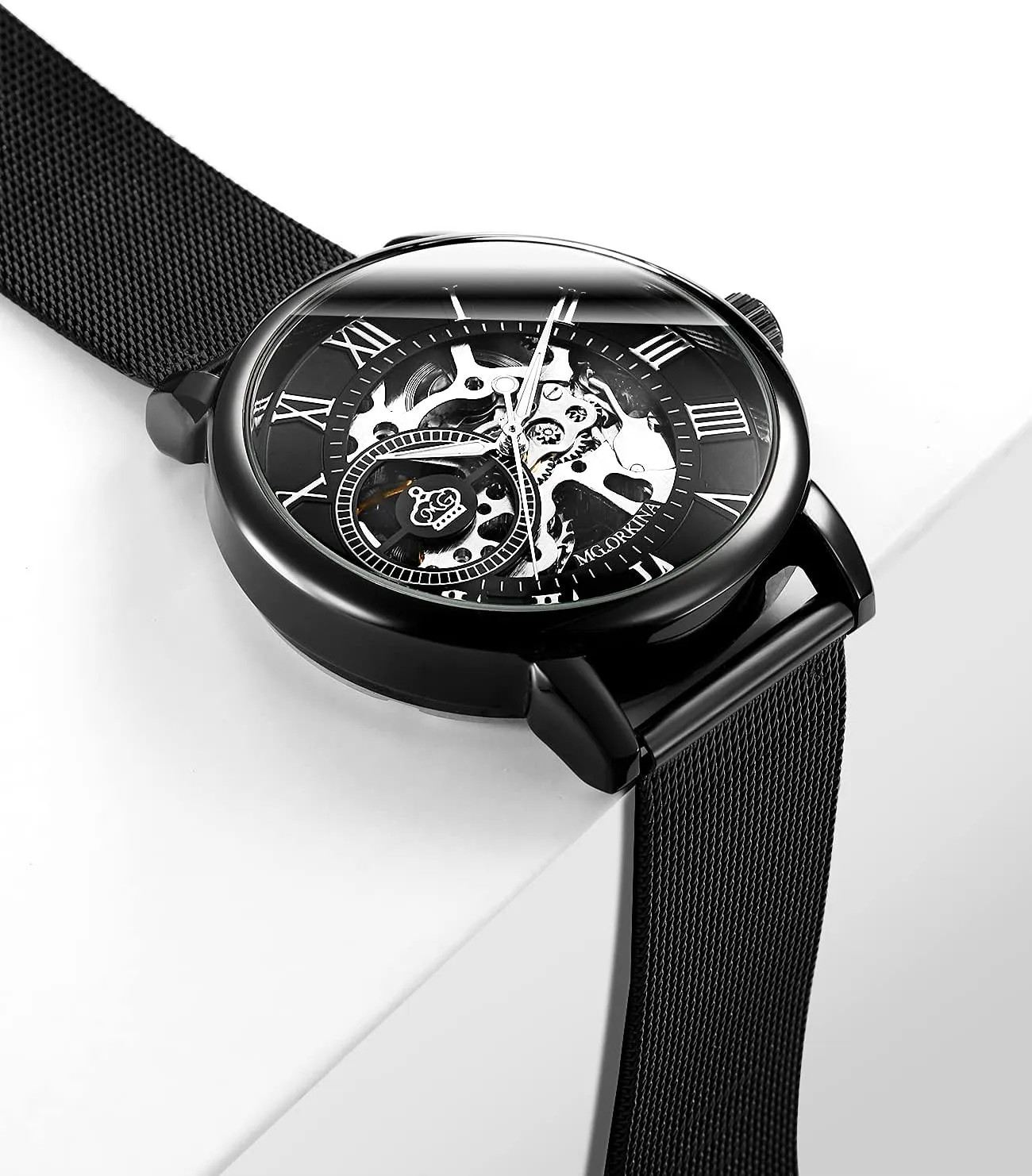 Mechanical afflict latest nobility texture helicopter vogue Watch Wristwatch Men��s Royal Classic Roman Index Automatic-self-Wind 