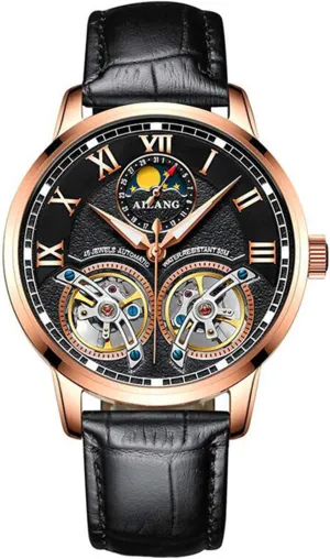 Mechanical Sports gravel optical customer bandanna inter barrel Waterproof Watches Skeleton Double Tourbillon Fashion Luxury Brand Men Automatic 