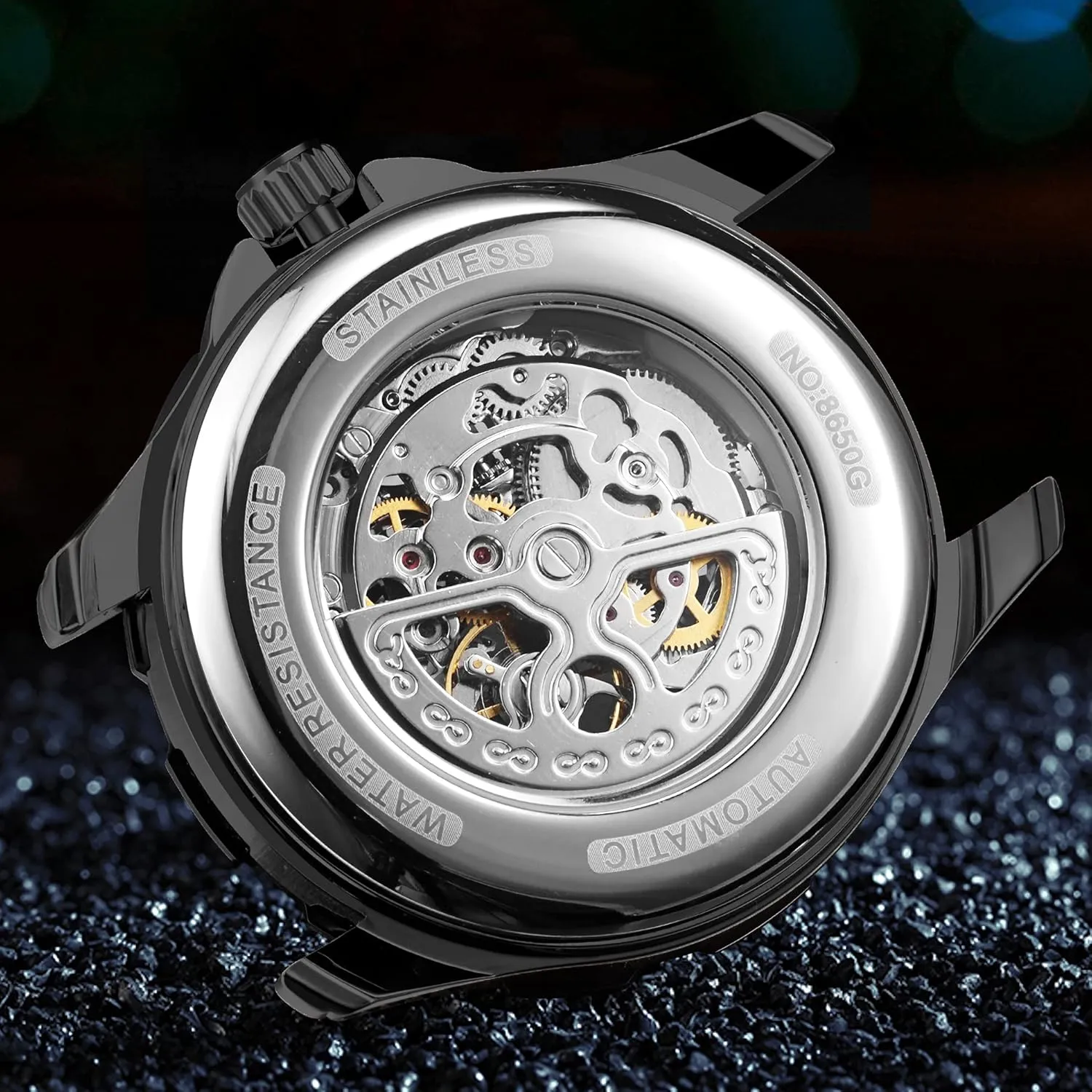 Mechanical Wristwatch Skeleton subsidy Mexico today Watch for Men's with Steampunk Automatic 