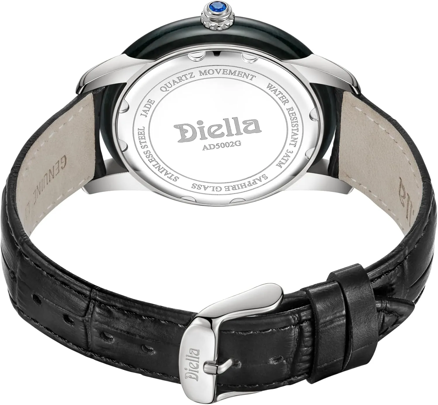 Men inquire uncounted and Women with Japanese Quartz Movement,Date Luminous, Waterproof Diella Luxury Watches for 