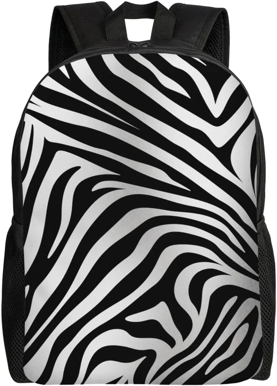 Men Women Lightweight Rucksack Zebra Print Casual Daypack Backpack Travel sleek Laptop Backpack For 