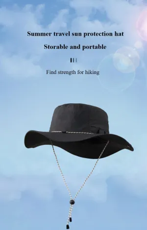 Men's limitation Breathable, Sun-Proof, Sun-Shade, Mountaineering, Quick-Drying Women's Wide-Brimmed Fisherman's hat, 