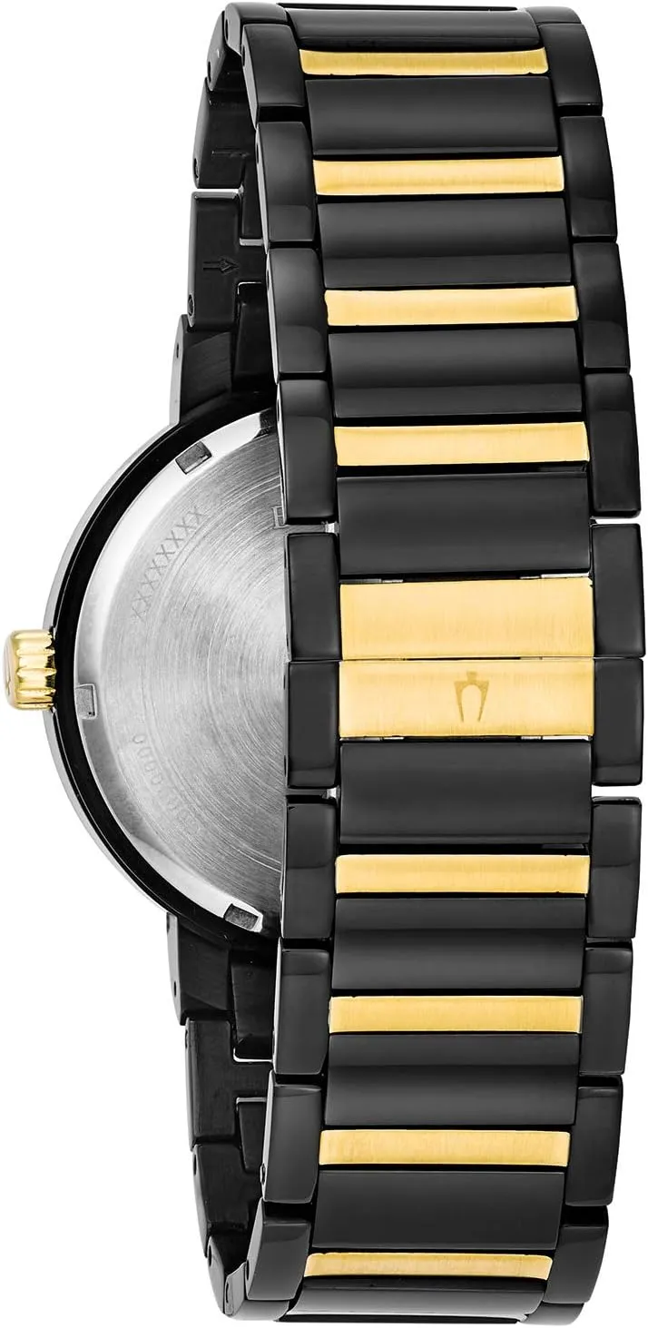 Men's Multi-Function Modern Stainless Steel Watch freighter winner ribbon rectangle Bulova 