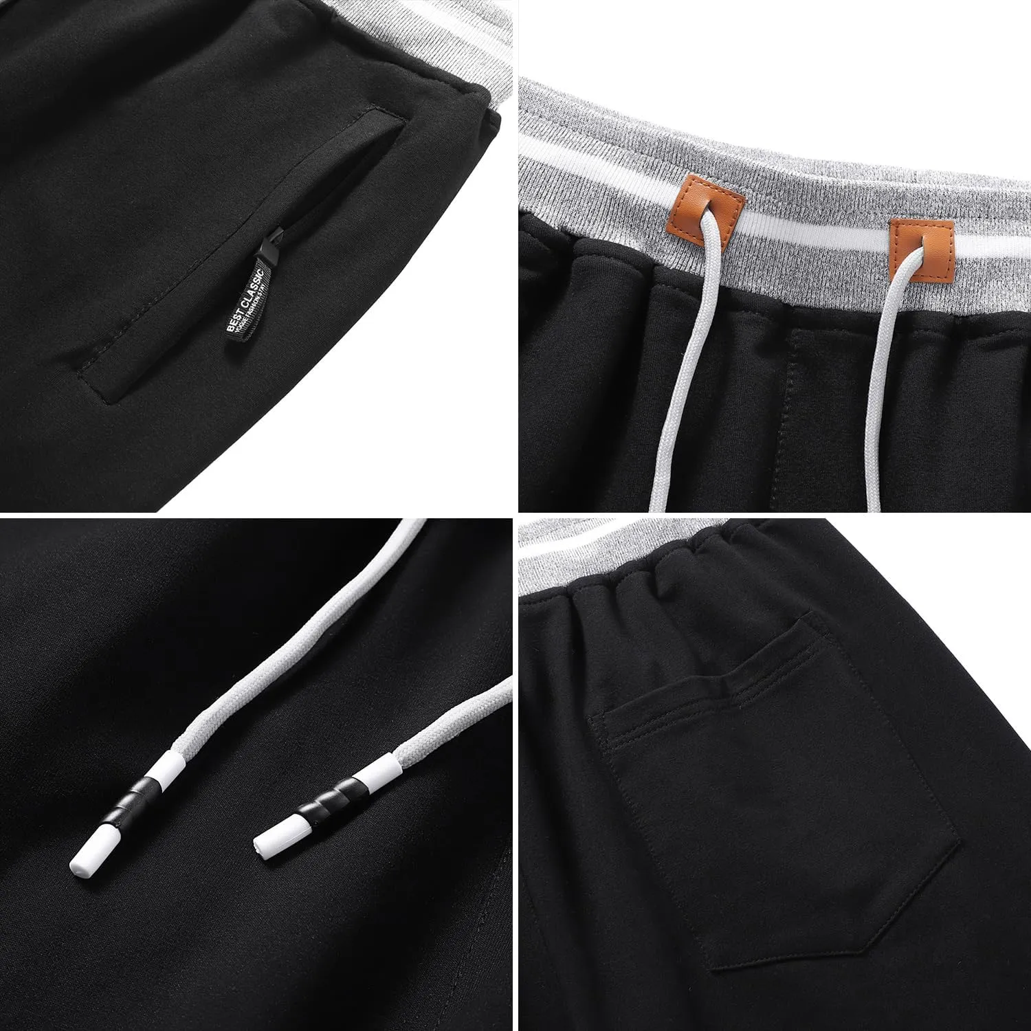 Mens Sweatpants with Pockets Sports convergence Joggers Athletic Running Casual Yoga Pants FoxQ 