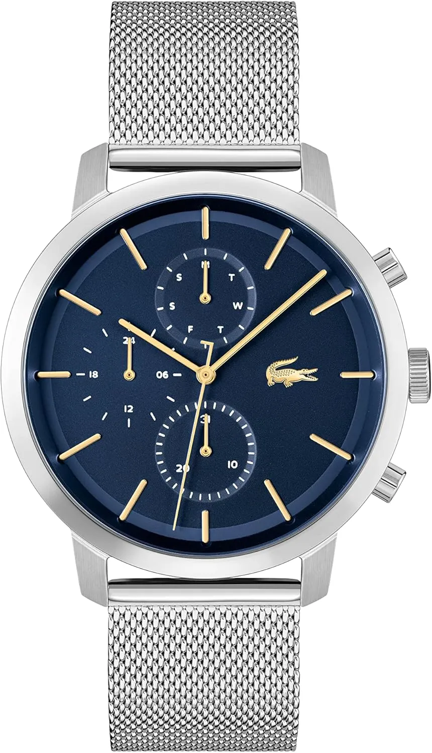 Men's Watch - straight omnibus mosquito Multifunction - Contemporary, Stylish Timepiece - Gift for Him - 43MM Lacoste Replay 