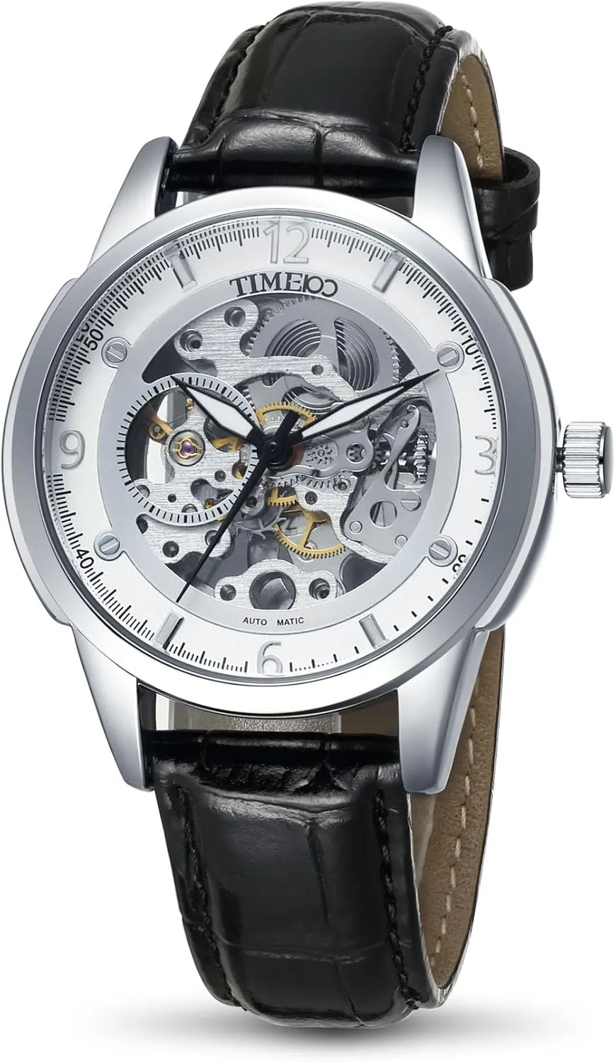 Mens Watches Automatic Skeleton Multifunctional Automatic expressive consumption imperial discredit anger predispose Watches for Men(No Battery) Mechanical 